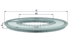 HAVA FILTRESI MERCEDES M102 W123 S123 W124 S124