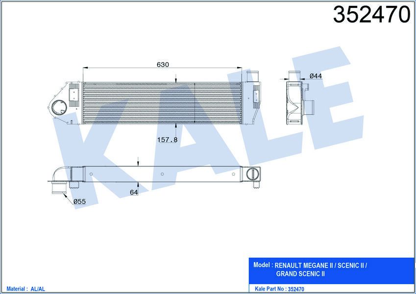 İNTERCOOLER MEGANE 2-SCENIC 2-GRAND SCENIC 2 1.9-2.0 DCI 02