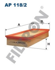 HAVA FILTRESI MERCEDES S-CLASS M104 W140 93>98