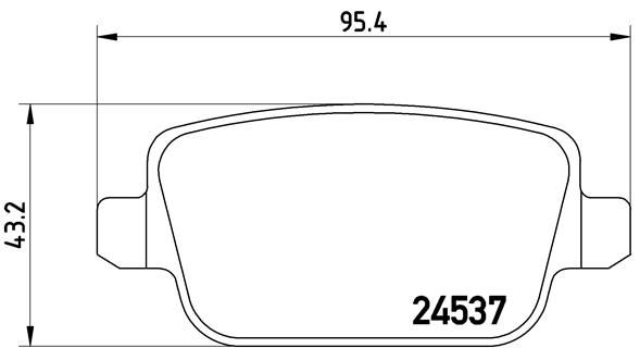ARKA FREN BALATASI MONDEO 4 CA2 07>14 S-MAX 09> 06> S-MAX 09> KUGA 1 08>12 GALAXY 3 06> VOLVO S80 2 06> S80 07> V70 06> V70 07> XC70 06> FREELANDER 2 2.2