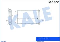 KALORIFER RADYATORU BMW E87 E90 F26 F25 E84 E92 E91 E81