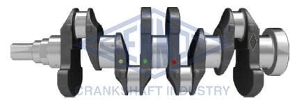 KRANK MİLİ HONDA CIVIC 1.6L D16V1 VTEC VTI 01-05 4 Balta dengeleme ağırlığı - Kasnak Çapı 28 mm