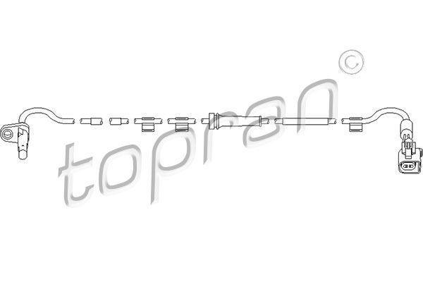ARKA ABS HIZ SENSORU SOL TRANSIT V347 V348 TT9 2.2 155PS 11>14 2.2 TDCI 2.4 TDCI 3.2 TDCI