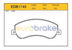 ÖN BALATA VW AMAROK 10 TRANSİT V184- V347 2.2 2.4 3.2 TDCI 07.06 FİŞLİ İKAZ KABLOLU GDB1724-FVR1928-LP1954