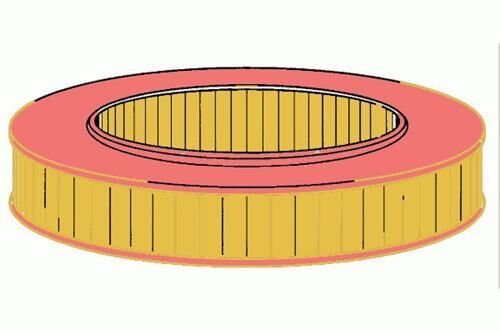 HAVA FİLTRESİ TOYOTA COROLLA 1.3L 2E EE90. EE100 karbüratörlü 88-98