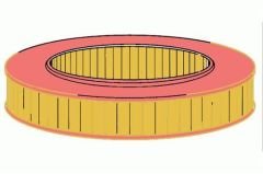 HAVA FİLTRESİ TOYOTA COROLLA 1.3L 2E EE90. EE100 karbüratörlü 88-98