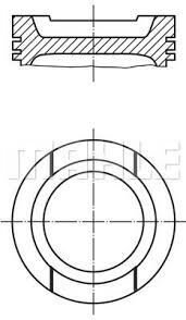 033PI00001100 MOTOR PİSTON SEGMAN STANDART POLO-GOLF 4 1.6 B AFT-AKL-AEK 81.01