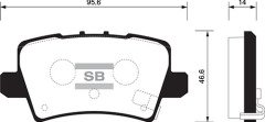 ARKA FREN BALATA HONDA CIVIC 1.8L R18A VTEC FK2 Hatchback 06- / 1.4L L13Z1 FK1 sport 09-