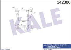 TURBO RADYATÖRÜ INTERCOOLER POLO 01-09 -IBIZA 4-FABIA 03-08 1.4TDI-1.9TDI AL/PL/BRZ 200x202x62