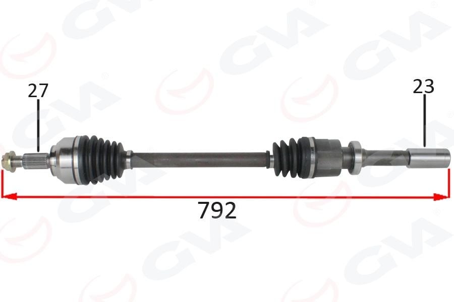 KOMPLE AKS SAG ON RENAULT LAGUNA 2 BG0/1 1.6i 16v M-T JH3 01-07