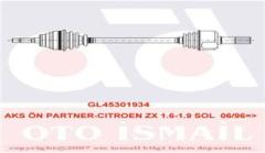 x AKS ÖN PARTNER-CITROEN ZX 1.6-1.9 SOL 06/96