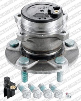 ARKA TEKER PORYASI RULMANLI FOCUS C-MAX 07 11 -FOCUS 2 04 11 ABS Lİ 5 BİJON SENSOR DAHIL CIVATALI