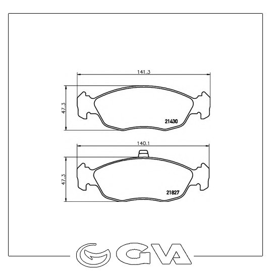 ÖN BALATA FİŞSİZ P306 93-01 XSARA 2.0 16V 97-05 P106-SAXO 1.4-1.6 GDB1322