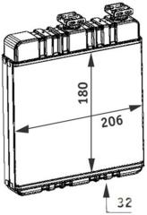 KALORİFER RADYATÖRÜ BRAZİNG ASTRA G-ZAFIRA KARE 175x200x32