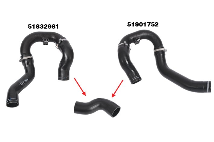 TURBO HORTUMU KÜÇÜK PLASTİK PARÇA HARİÇ NEW DOBLO 1.3 MTJ 09