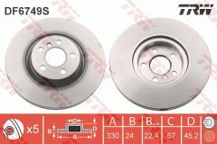 FREN DISKI ON ADET BMW F40 F45 F46 F48 F39 MINI COUNTRYMAN F60