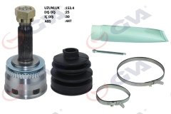 AKS KAFASI DIŞ HYUNDAI ELANTRA 1.6L G4ED Benzinli 16v Otomatik vites 01-06 ABS li 25x30x50 - ABS 44 diş