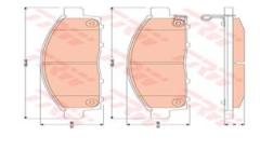 ÖN BALATA L200 PİCK-UP 2.5DI-D KBT-KAT 05-10 L200 2.5DI-D 07-10