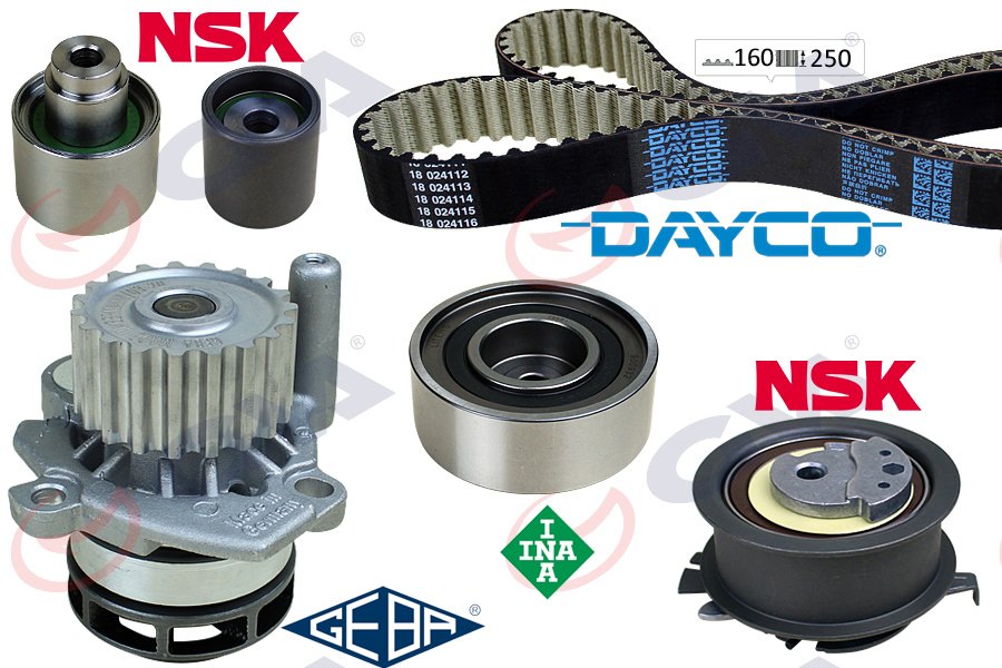 DEVİRDAİM SU POMPASILİ TRİGER SETİ CRAFTER-T6-A3-JETTA-CADDY-POLO-PASSAT 1.2-1.6-2.0 TDI CAYB/C/D-CAAB/C CKUB-CFFB-CFWA-CAGA