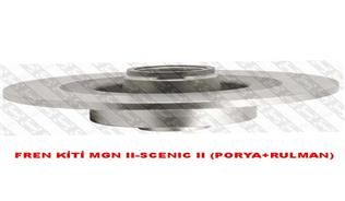 FREN DİSKİ ARKA RULMANLI ABSLİ TEK MEGANE 2 SW SCENİC 2
