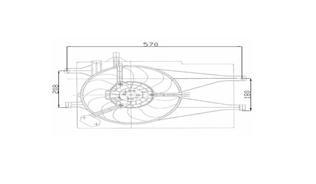 FAN GRUBU DAVLUMBAZLI FIAT PALIO-ALBEA 1.2-1.4 98 09 MT KLİMASIZ FAN MOTORU DAVLUMBAZLI