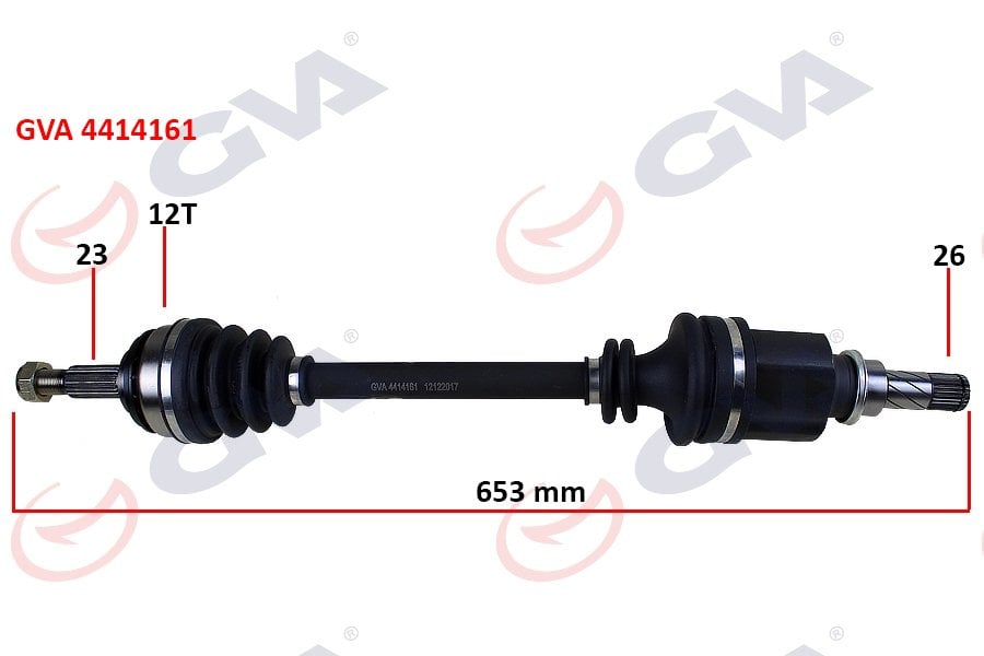 KOMPLE AKS SOL CLIO 3 1.5 DCI 05- LOGAN 1.4-1.6-1.5 DCİ 07- 653mm