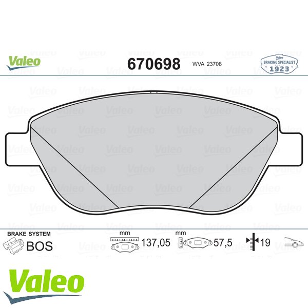 ÖN BALATA DOBLO 1.3-1.9 JTD 07 G.PUNTO 1.3 MJT 05 STILO 05 LINEA-BRAVO 07 IDEA 1.3 05 GDB1878 FİŞSİZ
