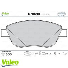 ÖN BALATA DOBLO 1.3-1.9 JTD 07 G.PUNTO 1.3 MJT 05 STILO 05 LINEA-BRAVO 07 IDEA 1.3 05 GDB1878 FİŞSİZ