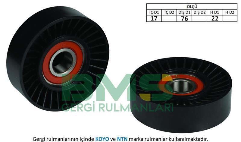ALTERNATÖR GERGİ RULMANI ACCENT ERA 1.5 CRDİ 06 >