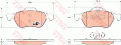ÖN BALATA MEGANE 2 02 SCENIC 2 02 CLIO 3 05 1.5dCi 1.6 16V 2.0 16V