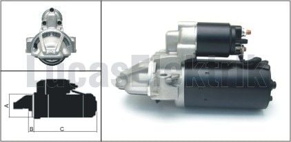MARS MOTORU 12V 2KW 12 DIS TRANSIT V347 2.2TDCI-2.4 TDCI-3.2TDCI 06 BOXER 3-JUMPER 3 2.2 HDI DT PUMA 2.2HDI DUCATO 2.2JTD 100CV