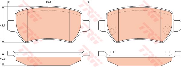 ARKA BALATA ZAFIRA-ZAFIRA VAN 1.6-1.8-2.0-2.2-1.7D-1.9D 05