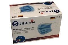 3 KATLI ÇOCUK TELLİ YÜZ MASKESİ MAVI MELTBLOWN HIRDAVAT