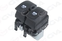 CAM AÇMA ANAHTARI ÖN SOL ÇİFTLİ RENAULT CLIO 3 10 FİŞLİ GRİ
