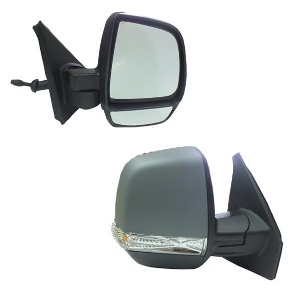 DIŞ DİKİZ AYNASI SAĞ DOBLO 11> OPEL COMBO D 12>18 MEKANİK SİNYALLİ ASTARLI ÇİFT CAM KONVEKS VM-669PR