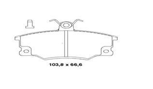ÖN BALATA TMPR-TİPO-UNO 2000ie PUNTO ALFA 33 145 146 155 GDB458 GDB458-FDB370-LP459