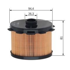 0986TF0032 YAKIT FİLTRESİ PARTNER-P206-P306 BERLIN-JUMPY- XSARA-SCUDO-COROLLA 00-02 1.9D 98 DW8