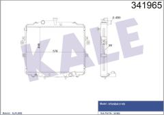 RADYATÖR BRAZİNG H100 04 AC KLİMASIZ MEK 445x580x26 AL-PL