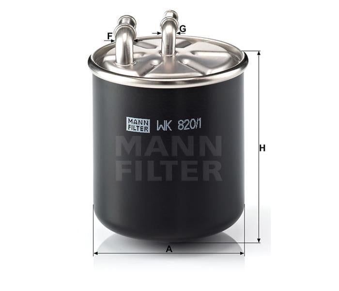 YAKIT FILTRESI MERCEDES OM646 W203 W204 C219 W211 W221 W639 B906