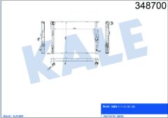 MOTOR SU RADYATORU BMW N45 N46 E81 E82 E87 E88 E90 E91 E92 E93 E84 MANUEL SANZIMAN
