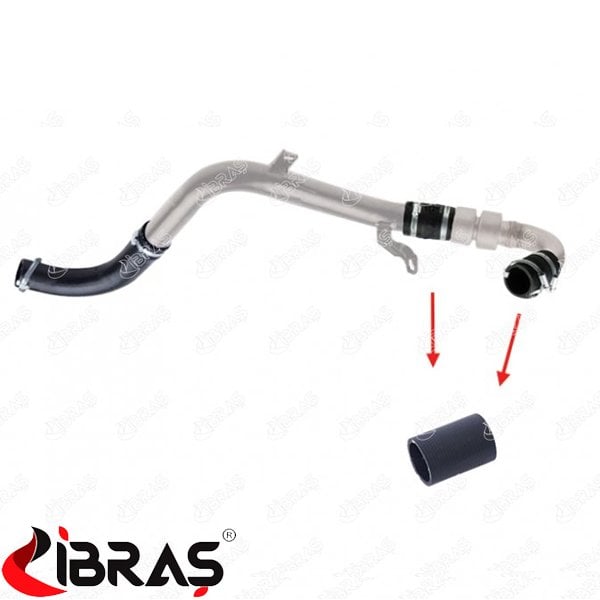 TURBO HORTUMU KÜÇÜK FORD CMAX 1-FOCUS 2 2.0 TDCI METAL BORU HARİÇ
