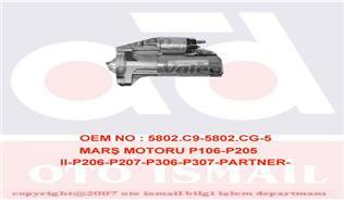 MARŞ MOTORU 12V 1.3kw 9 DİŞ P106-P205 2-P206-P207-P301-P306-P307-PARTNER-BERLINGO-C2-C3-C4-NEMO- SAXO-XSARA 1.0-1.1-1.4-1.6 BENZİN
