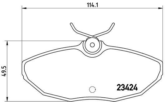 ARKA BALATA JAGUAR STYPE 3.0V6 10/98 07 4.0 99-02 XJ 2.7D 05-3.09 3.0 4.2 03-3.09 GDB1398