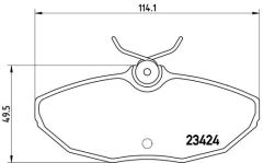 ARKA BALATA JAGUAR STYPE 3.0V6 10/98 07 4.0 99-02 XJ 2.7D 05-3.09 3.0 4.2 03-3.09 GDB1398