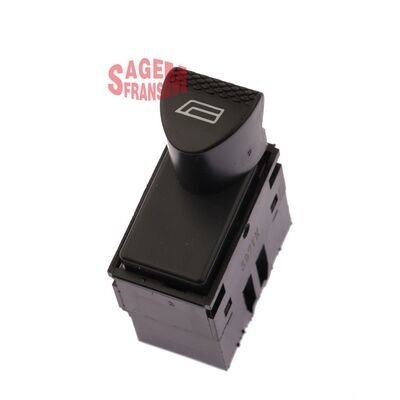 CAM AÇMA DÜĞMESİ PALIO - ALBEA TEKLİ SİYAH