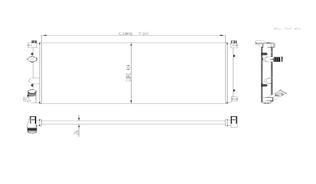 RADYATÖR MASTER 2-MOVANO 01 2.5DCI G9U AC KLİMASIZ MEK 730x414.5x34 1 SIRA ALB SİSTEM