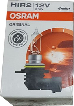 AMPUL 12V HIR2 9012 55W TEK TELLİ PLASTİK SOKETLİ FAR VE SİS