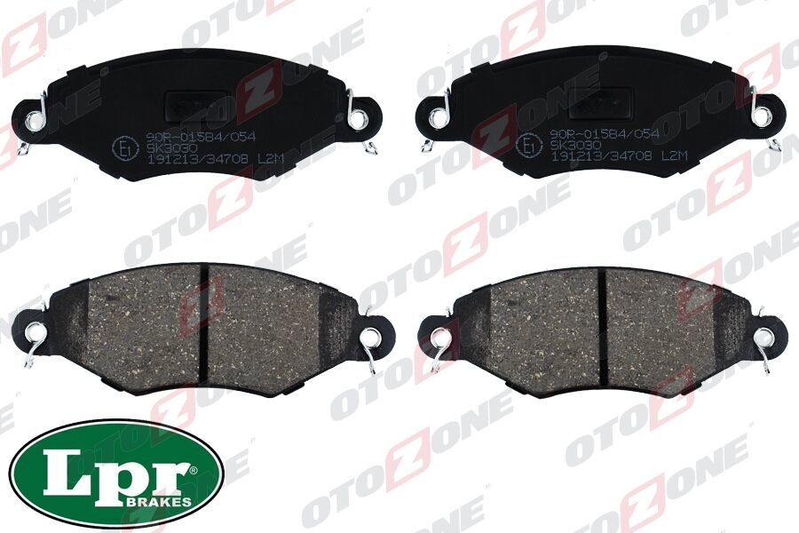 ÖN FREN BALATASI PEUGEOT P206 1.4 1.6 09/98> P306 1.4 1.6 5/93>