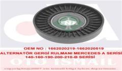 x ALTERNATÖR GERGİ RULMANI MERCEDES A SERİSİ 140-160-190-200-210-B SERİSİ 160-180-200 CDI-VANEO 1.
