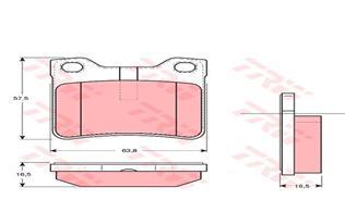 ARKA BALATA P406 1.6-1.8-2.0-2.1 TDİ 95-04 607 00